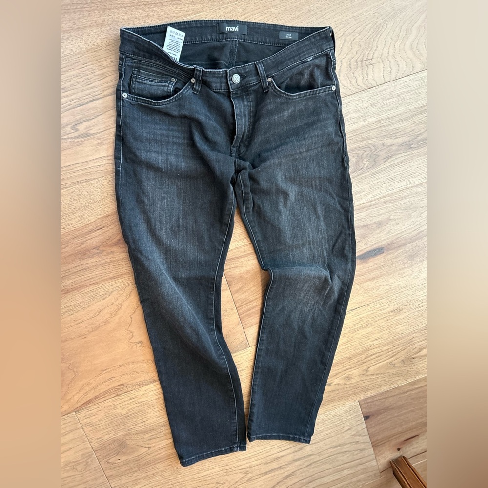 Mavi, Jake Slim Leg, 33/30, black